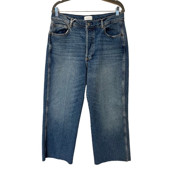 Boyish The Mikey High Rise Wide Leg Jeans in Starfight (30) - Picture 4 of 15